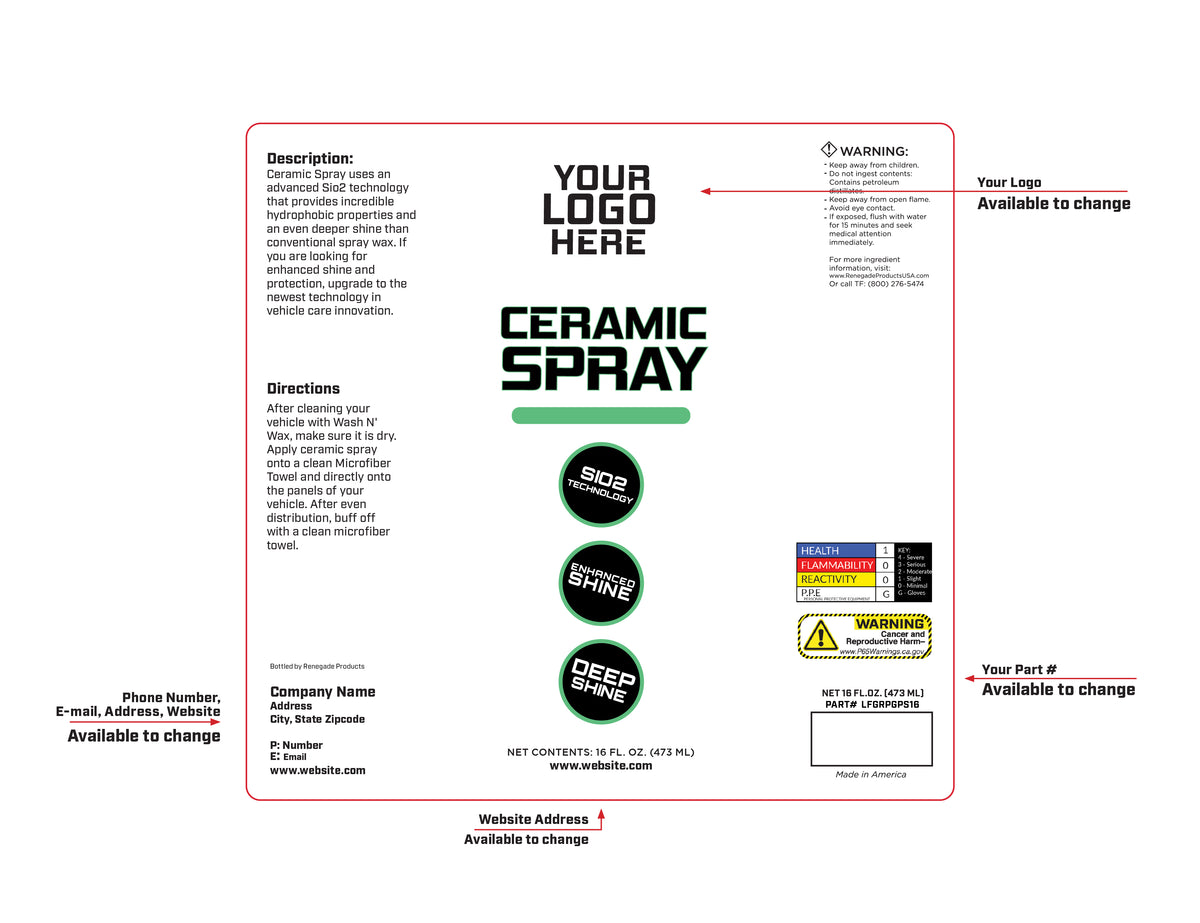 Detailing Labels HOW TO START YOUR OWN CAR CARE BRAND OF DETAILING PRODUCTS – Renegade ...