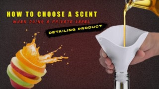 What scents & colors are available for private label?