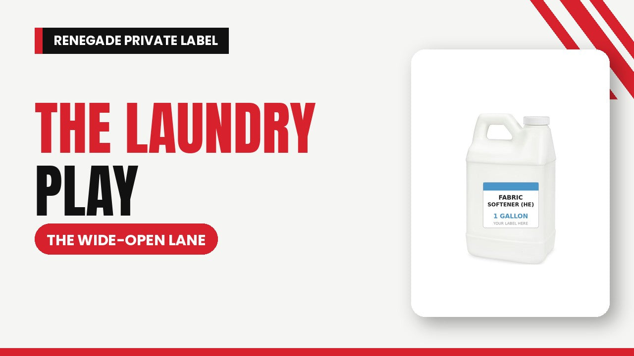 The private label laundry detergent play