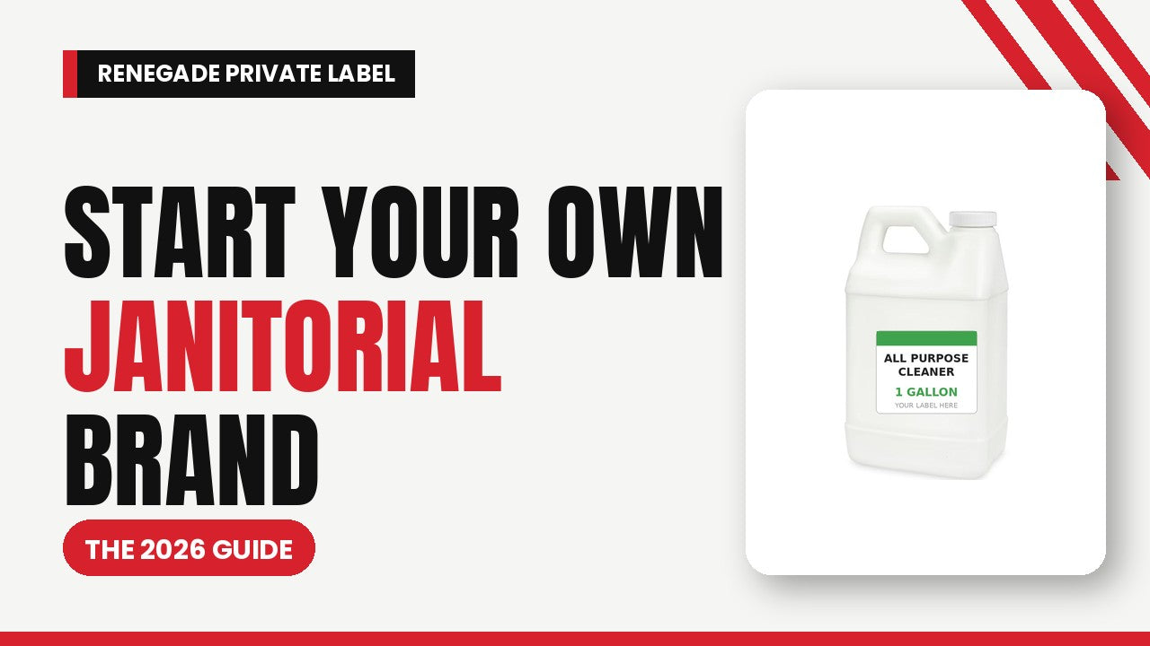 Start your own janitorial brand — 2026 private label guide