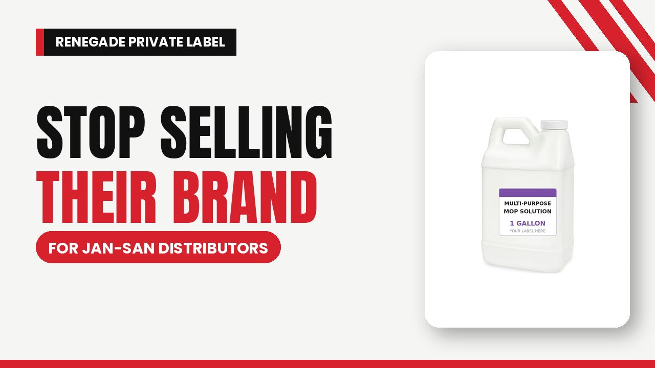Jan-san distributors: stop selling their brand, carry your own