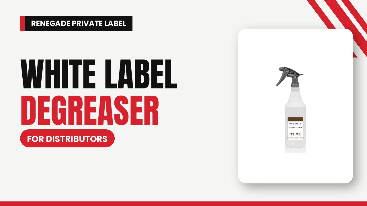 White label degreaser for distributors