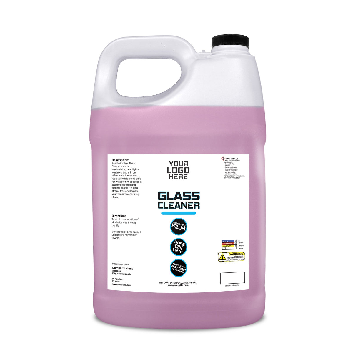 Glass Cleaner - private label
