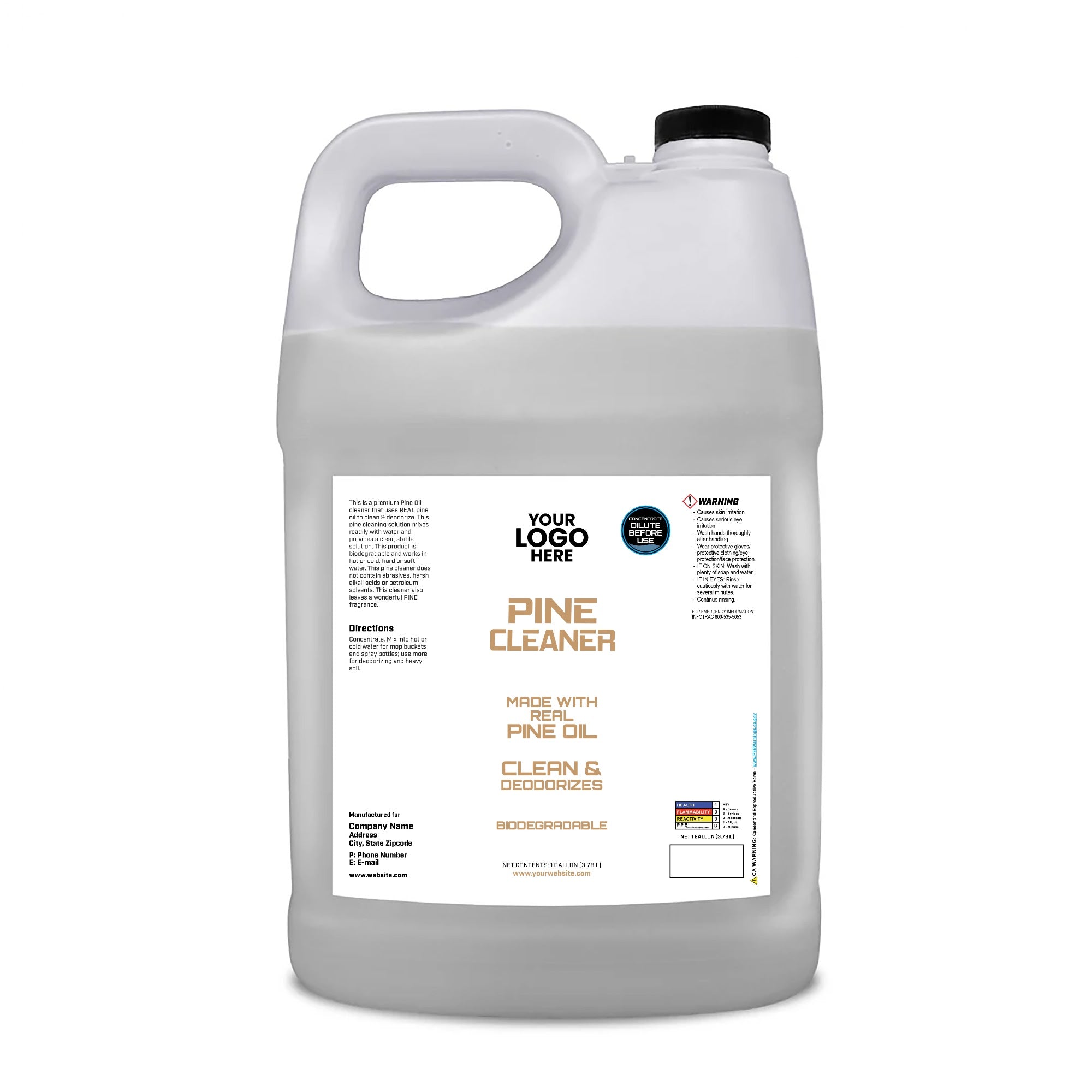 Private Label 1 Gallon Pine Cleaner