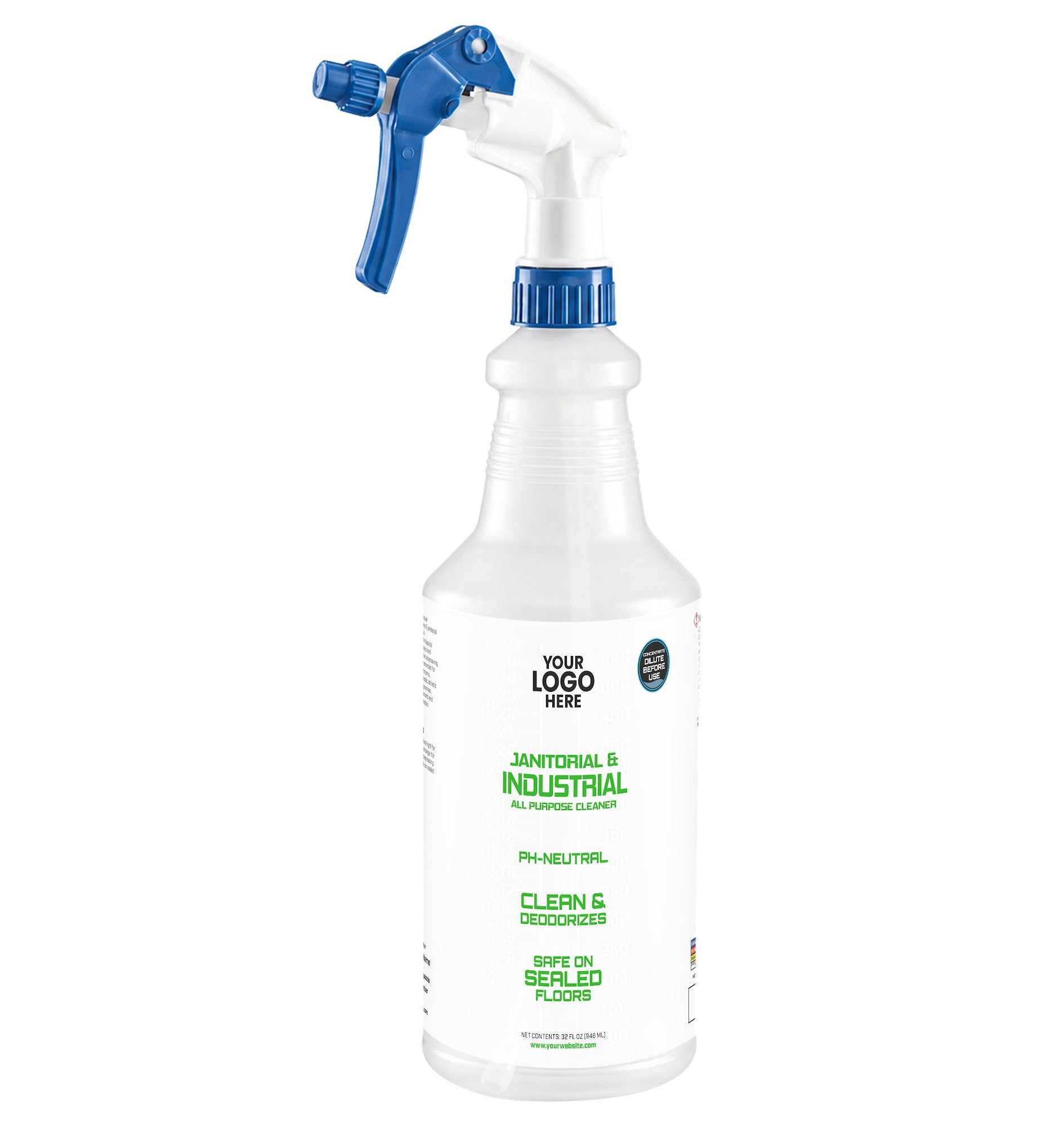 Private Label 32 oz Janitorial and Industrial All Purpose Cleaner