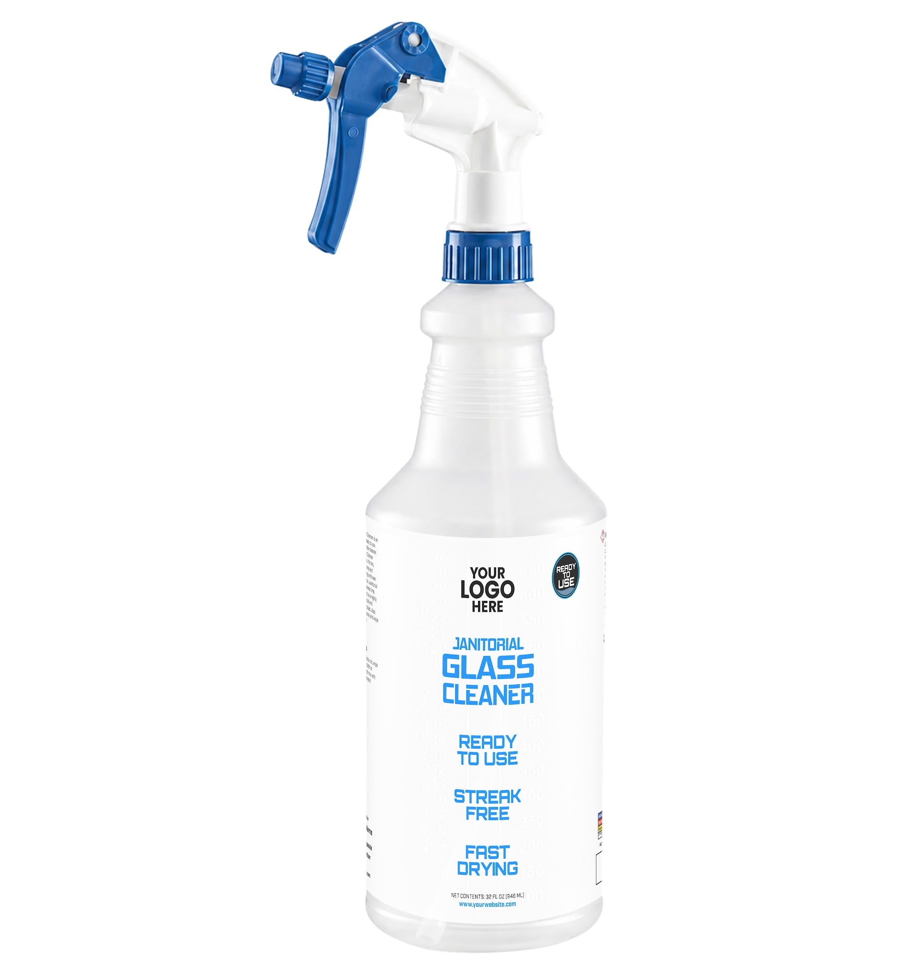 Private Label 32 oz Janitorial Glass Cleaner