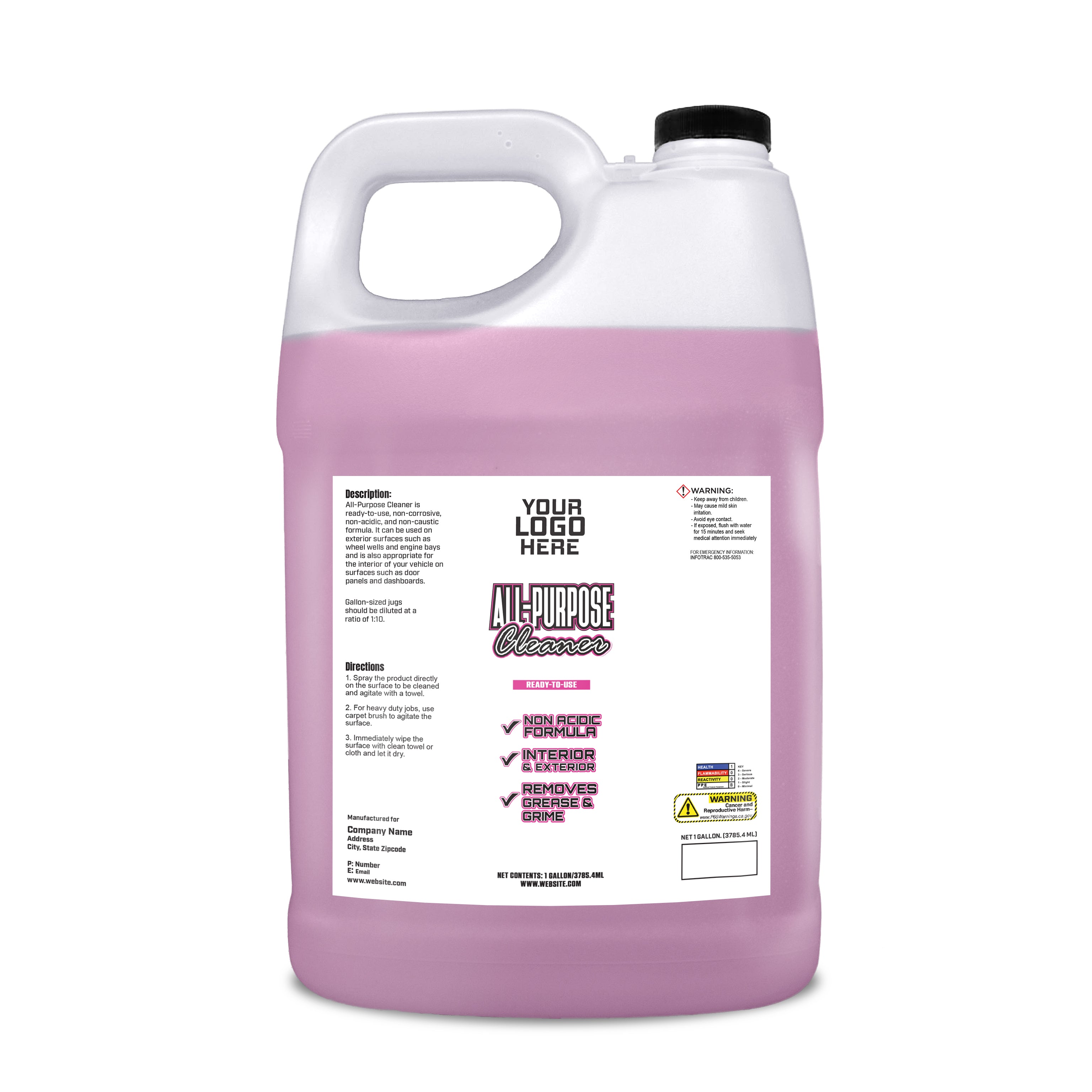Private Label 1 gallon All Purpose Cleaner