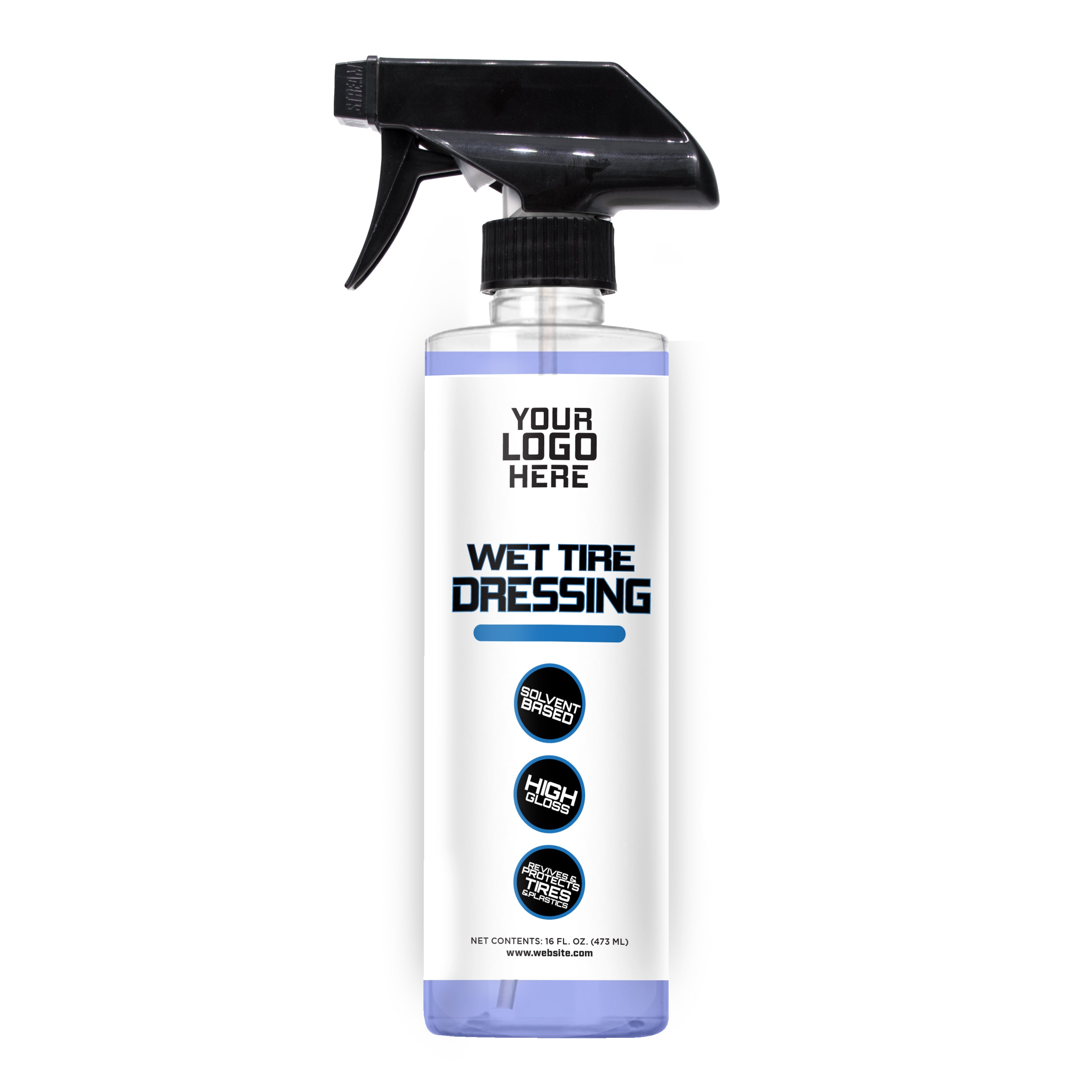 Private Label Sprayable Solvent Based Tire Shine (WET LOOK)
