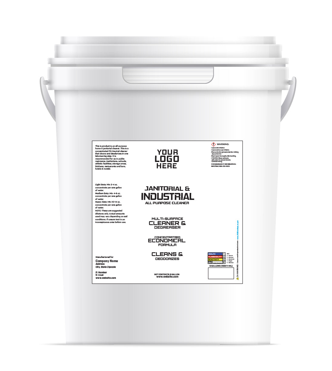5 Gallon Janitorial & Industrial All Purpose Cleaner