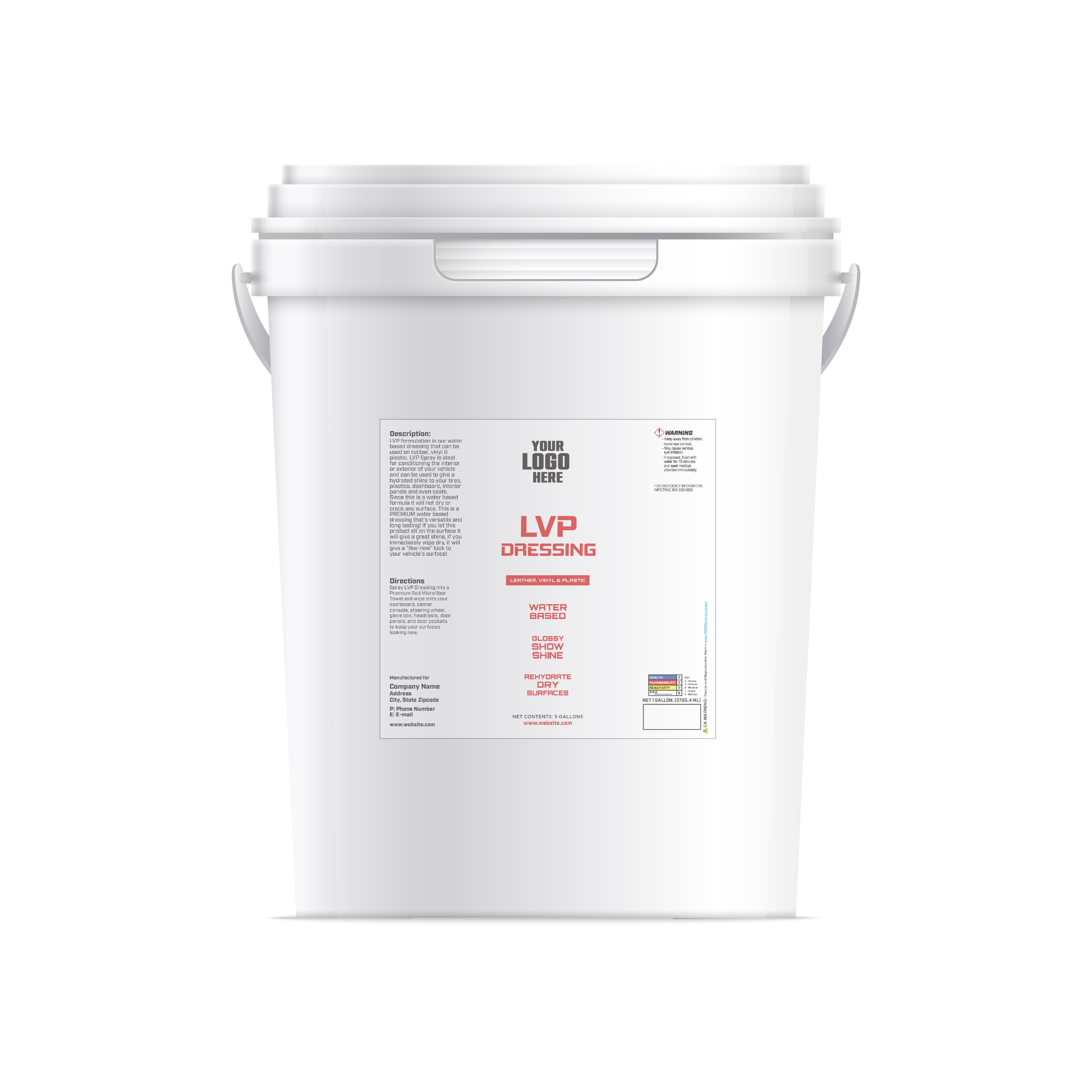5 Gallon LVP Cleaner