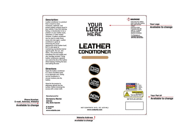 Private Label Leather Conditioner