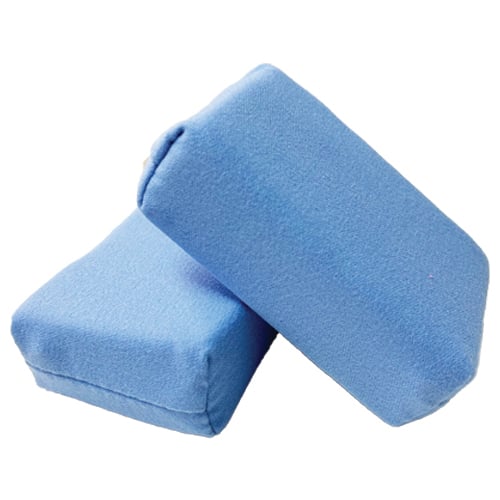Suede Ceramic Applicator, 200 GSM, Baby Blue, 3.75"x2.25"x1.5" (240 pcs/cs)