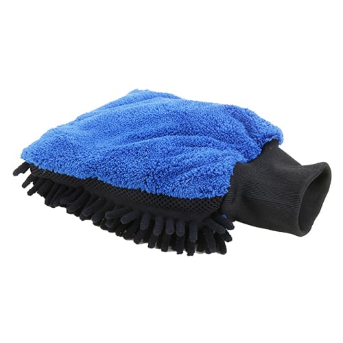 3-in-1 Wash Mitt with Waterproof Lining, 1500 GSM, Black/Navy (48 pcs/cs)