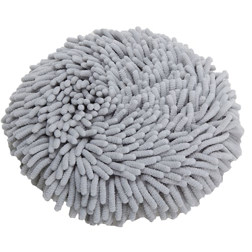 Microfiber Chenille Wash Mop Pad Cover 1500 GSM, Fit 9" Base, Grey (6 pcs/pk, 48 pcs/cs)