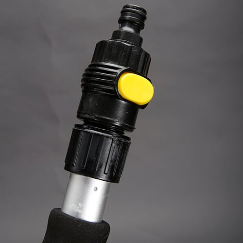 3'-6' Flow-Thru Telescopic Aluminum Pole with On/Off Button (24pcs/cs)
