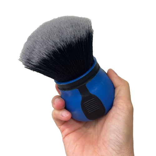RoundHead Screen Monitor Fluffy Detailing Brush, Blue, 3" (50 pcs/cs)