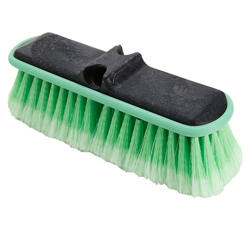 Bumper Guard Flow-Thru Truck Brush Head, 10", Green (1 pc/pk, 12 pcs/cs)