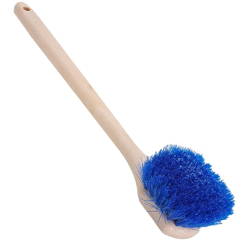 Long Straight Handle Stiff Bristles Tire Brush , 18", Blue (6 pcs/pk, 24 pcs/cs)