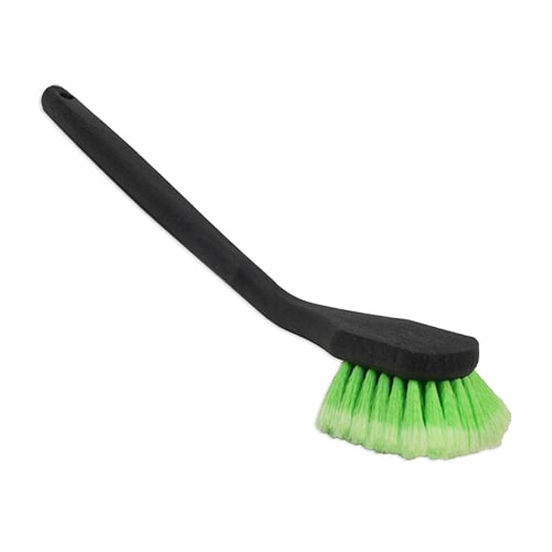 18" Long Curve Handle Soft Bristles Wash Brush Green (24pcs/cs)