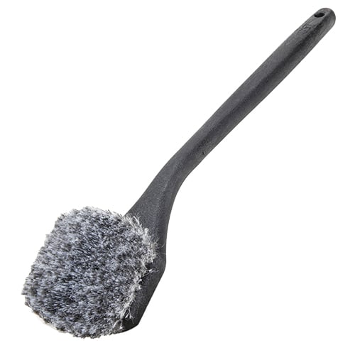 18" Long Curve Handle Soft Bristles Wash Brush Grey (24pcs/cs)