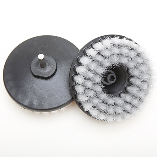 Power-Brush with Drill Shaft, Soft Bristles, 5", White (12 pcs/pk, 48 pcs/cs)