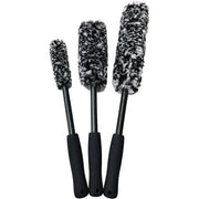 BIG 3 Wheel Scrubber Set with Soft Grip, Grey (1 set/pk, 8 sets/cs)