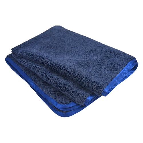 Jumbo Elite Drying Microfiber Towel 380 GSM, 36"x24", Navy / Navy (30 pcs/cs)