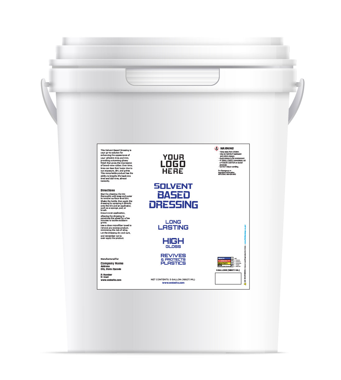 5 Gallon Solvent Based Dressing