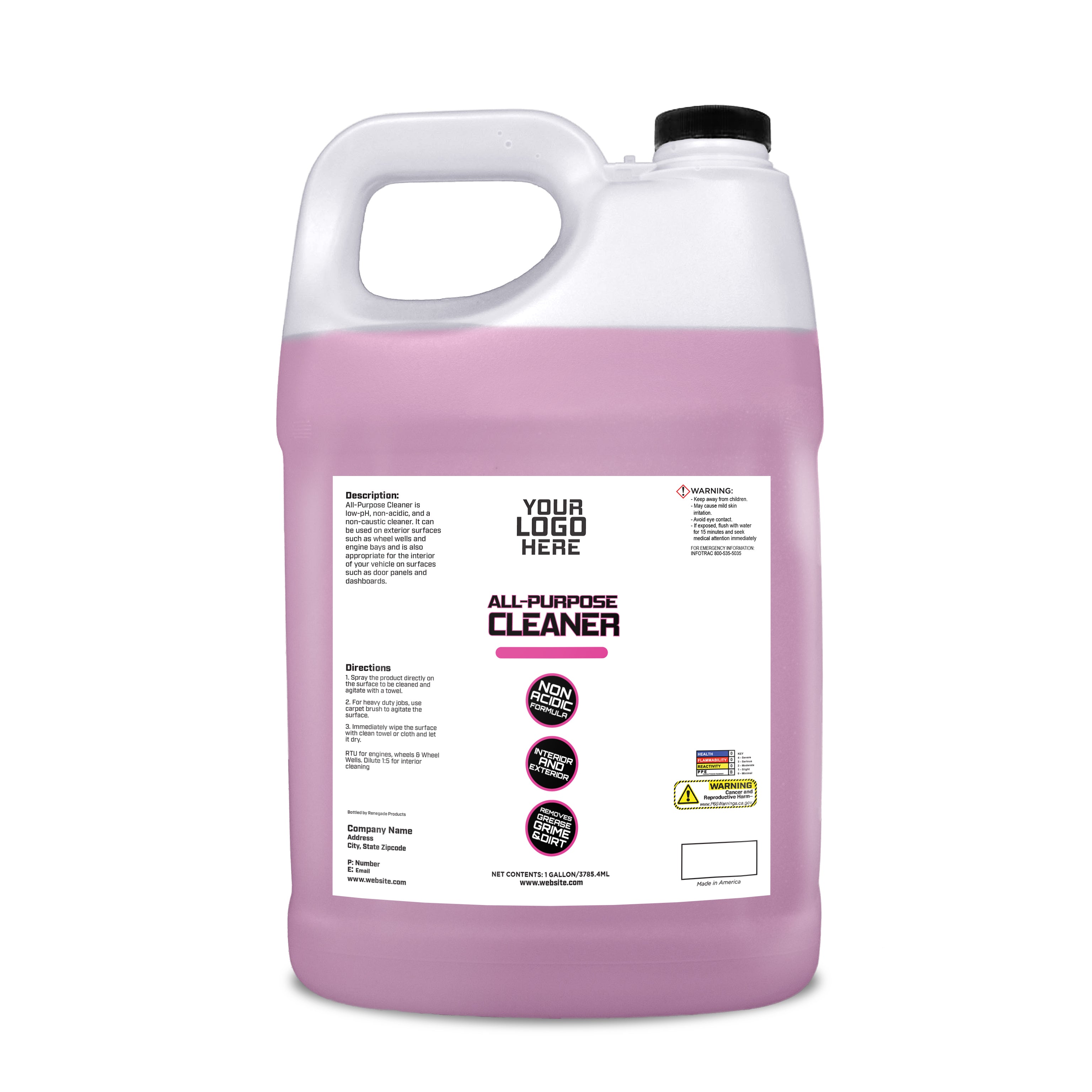 Private Label 1 gallon All Purpose Cleaner