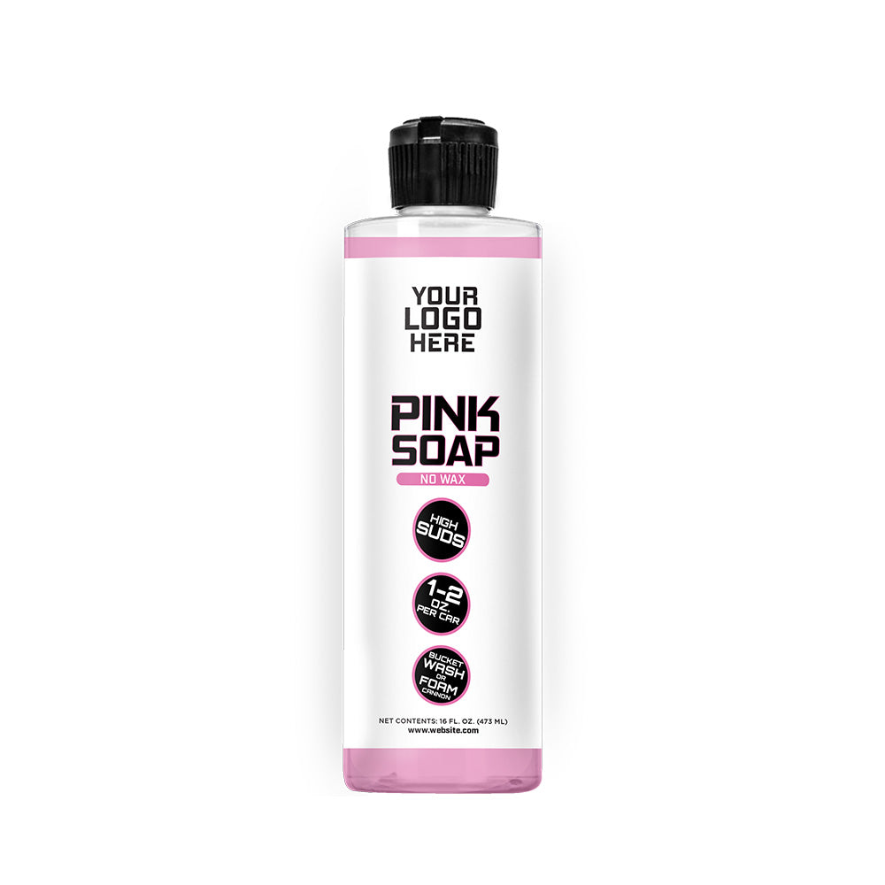 Private Label Hi Foam Pink Soap (no wax)
