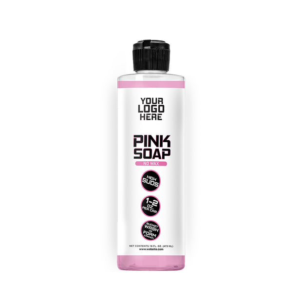 Private Label Hi Foam Pink Soap (no wax)